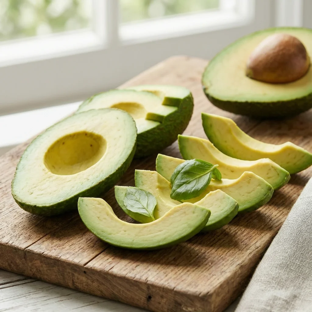 sliced avocado
