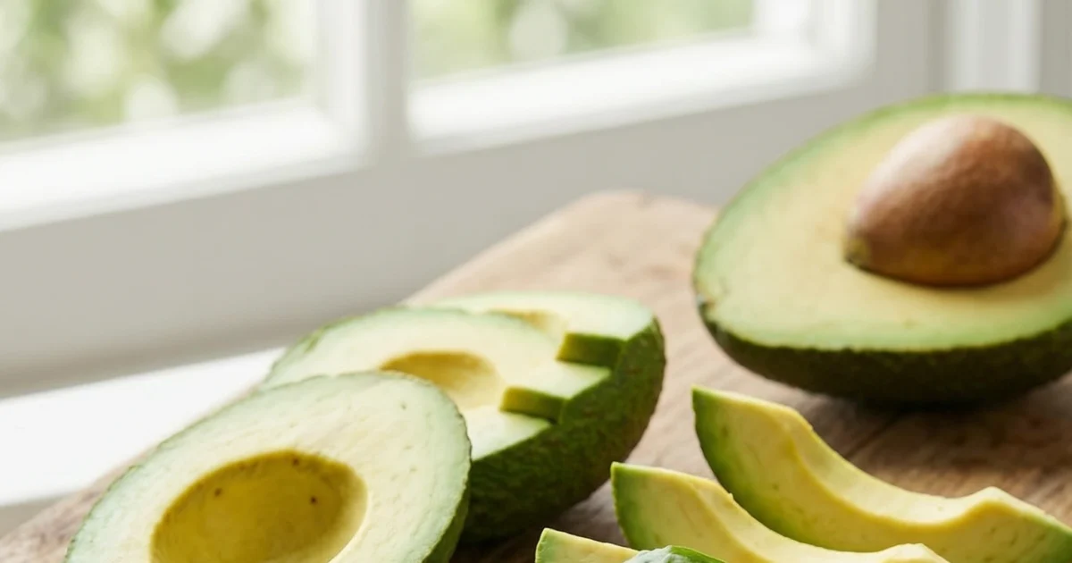 sliced avocado