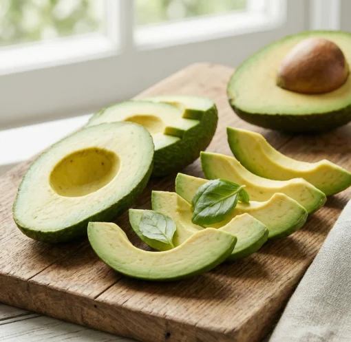 sliced avocado