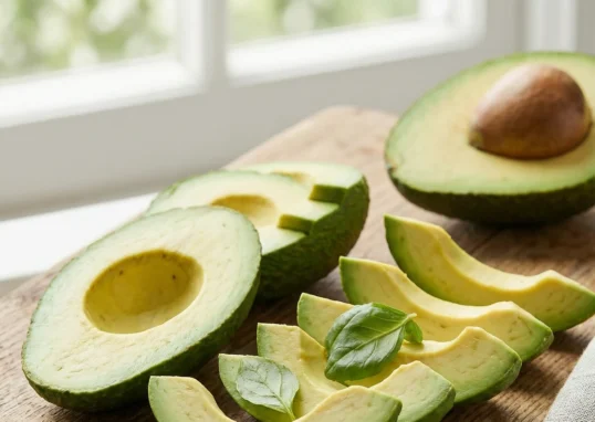 sliced avocado