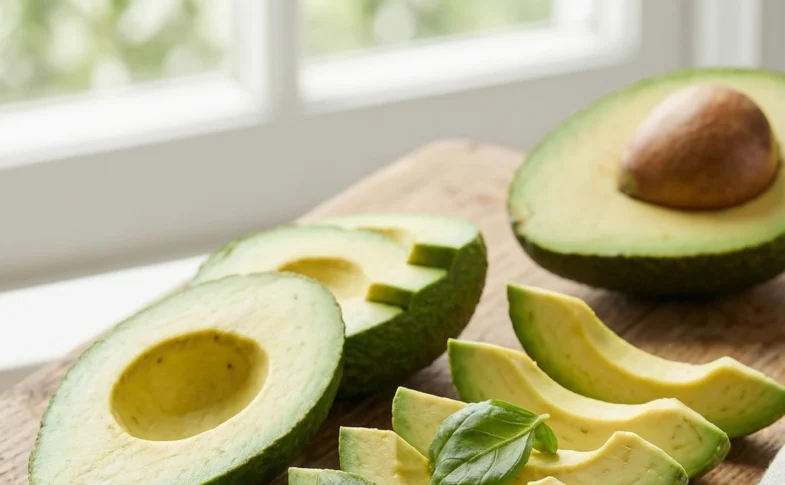 sliced avocado